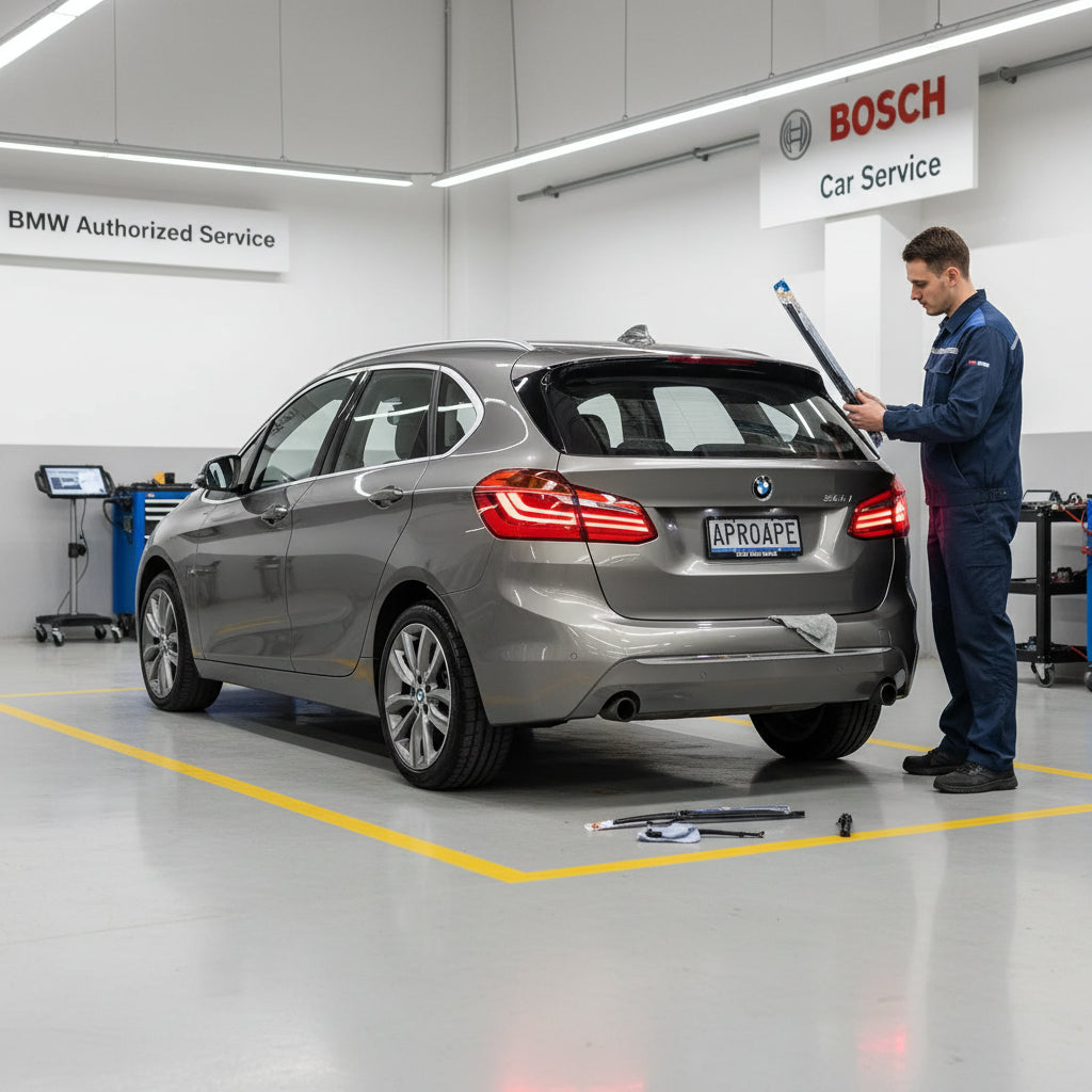 Schimbare Ștergător Lunetă Bosch Rear H306 (Twin) la BMW Seria 2 Active Tourer Van [F45]