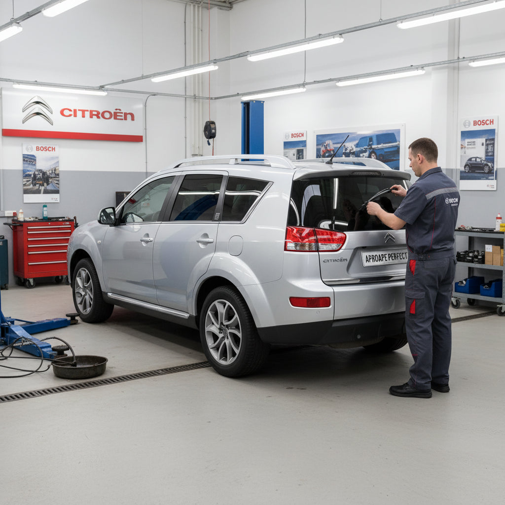 Schimbare Ștergător Lunetă Bosch Rear H306 (Twin) la Citroën C-Crosser [VU_ / VV_]