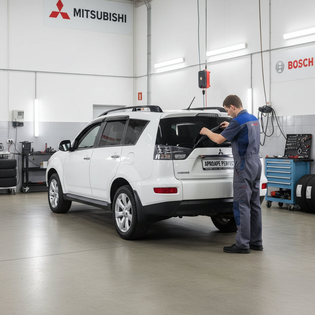 Schimbare Ștergător Lunetă Bosch Rear H306 (Twin) la Mitsubishi Outlander II Van [CW_W]