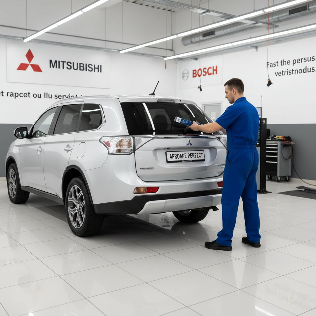 Schimbare Ștergător Lunetă Bosch Rear H306 (Twin) la Mitsubishi Outlander III Van [GF_W / GG_W]