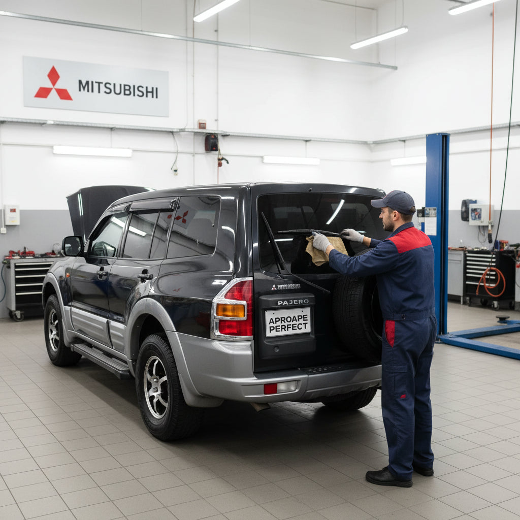 Schimbare Ștergător Lunetă Bosch Rear H306 (Twin) la Mitsubishi Pajero Classic [V2_W / V6_W / V7_W]
