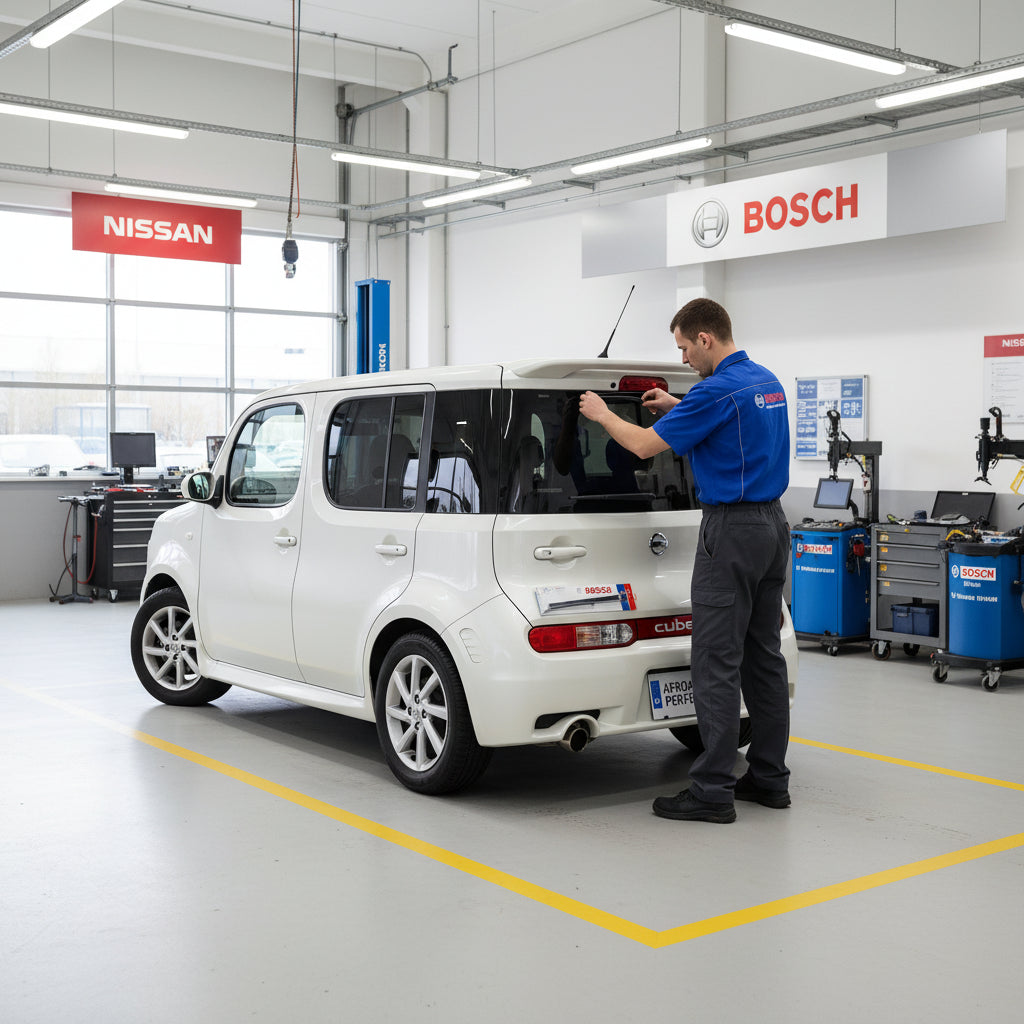 Schimbare Ștergător Lunetă Bosch Rear H306 (Twin) la Nissan Cube [Z12]