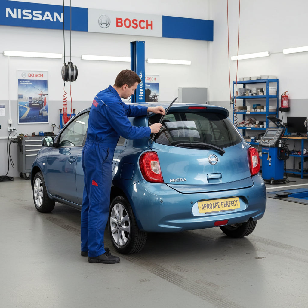 Schimbare Ștergător Lunetă Bosch Rear H306 (Twin) la Nissan Micra IV [K13K / K13KK]