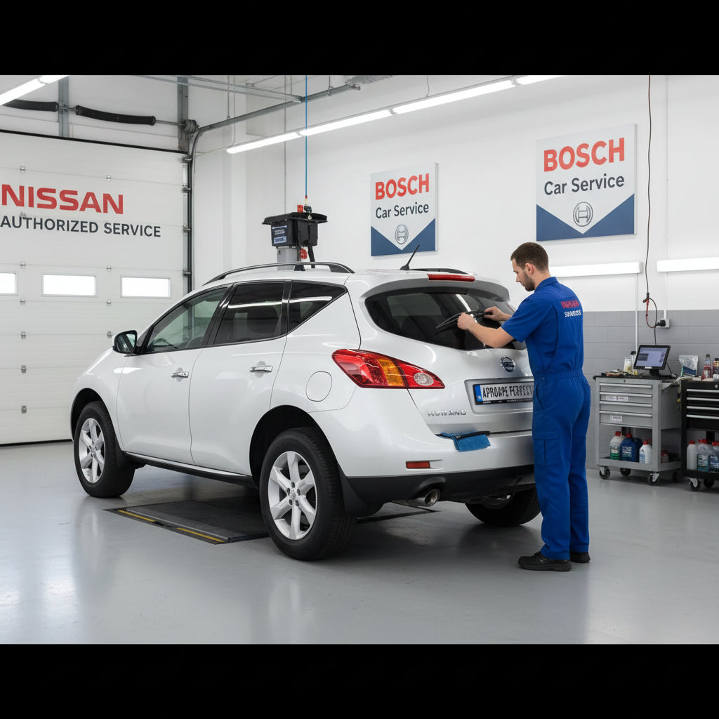 Schimbare Ștergător Lunetă Bosch Rear H306 (Twin) la Nissan Murano II [Z51]