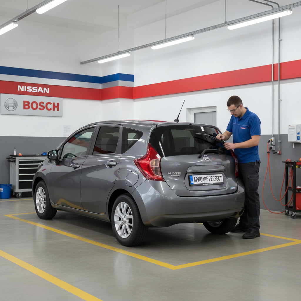 Schimbare Ștergător Lunetă Bosch Rear H306 (Twin) la Nissan Note [E11 / E12]