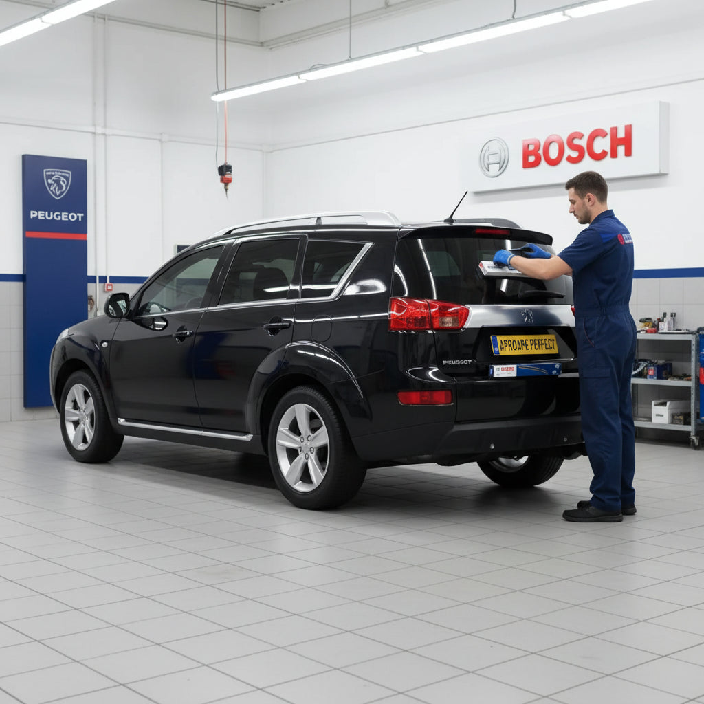 Schimbare Ștergător Lunetă Bosch Rear H306 (Twin) la Peugeot 4007 [VU_ / VV_]