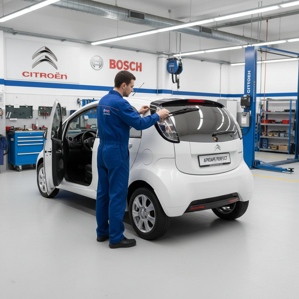 Schimbare Ștergător Lunetă Bosch Rear H306 (Twin) la Citroën C-Zero