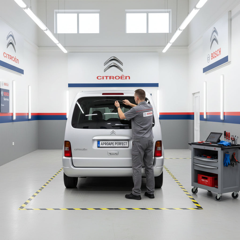 Schimbare Ștergător Lunetă Bosch Twin H341 la citroen Berlingo