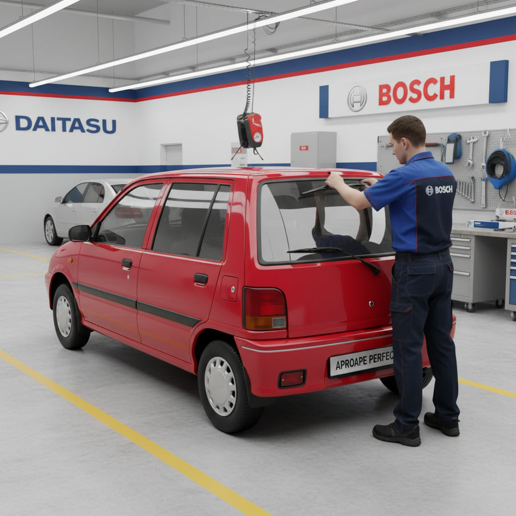 Schimbare Ștergător Lunetă Bosch Twin H341 la Daihatsu Cuore II