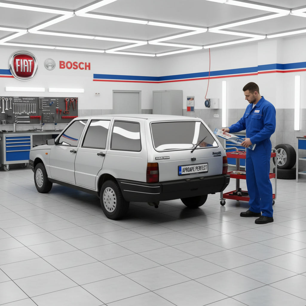 Schimbare Ștergător Lunetă Bosch Twin H341 la Fiat Duna Weekend