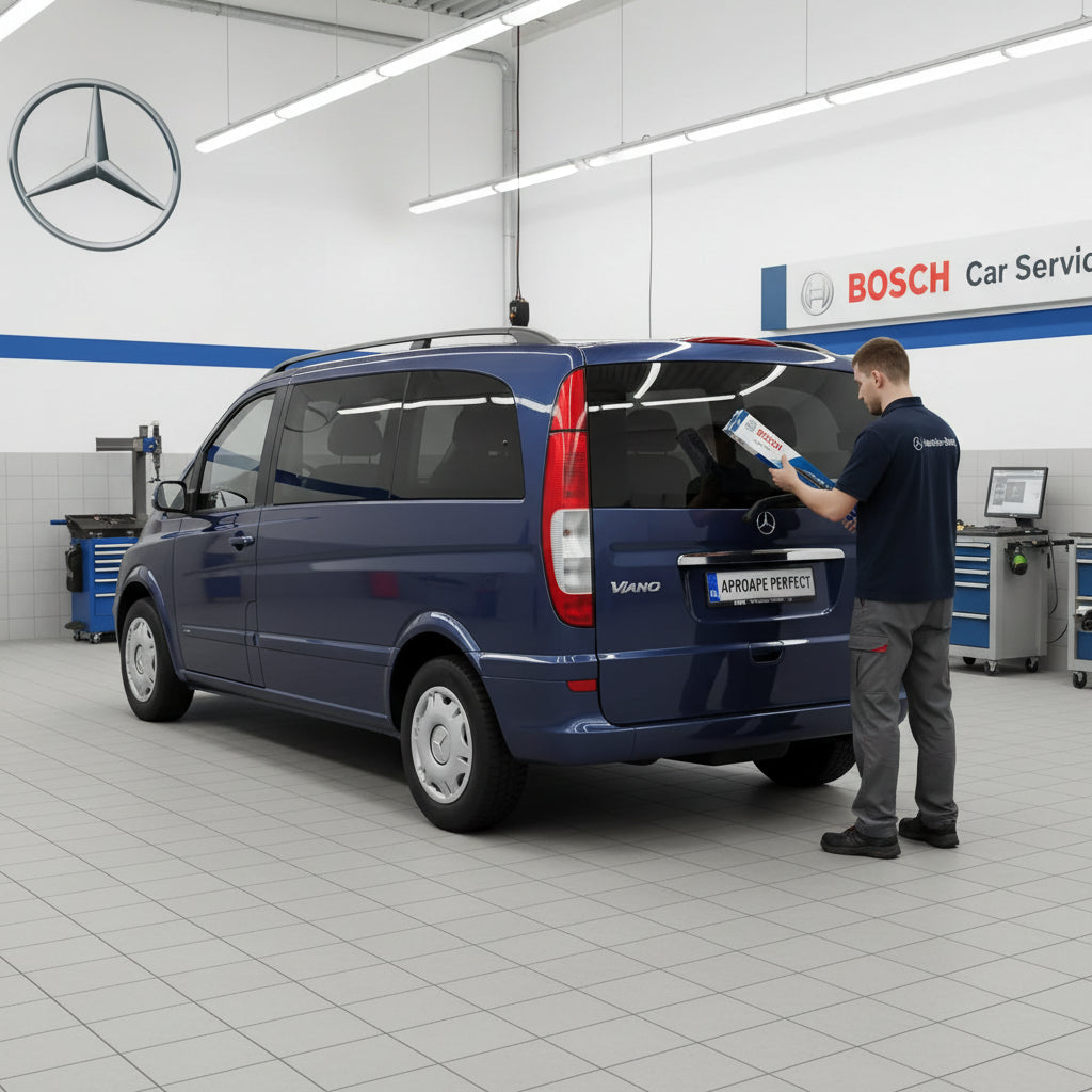 Schimbare Ștergător Lunetă Bosch Twin H341 la Mercedes-Benz Viano (W639) MPV 2003–2014