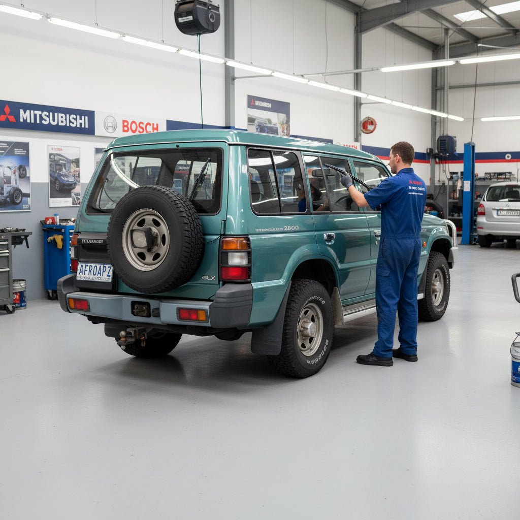 Schimbare Ștergător Lunetă Bosch Twin H341 la Mitsubishi Pajero II (V2_W, V4_W) SUV 1990–2000