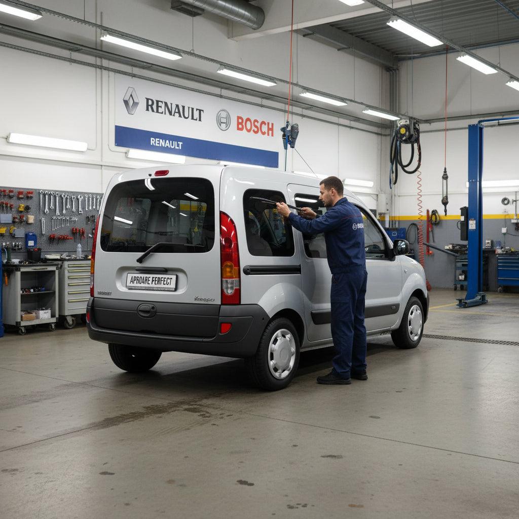 Schimbare Ștergător Lunetă Bosch Twin H341 la Renault Kangoo Express (FC0/1) 1997–2008
