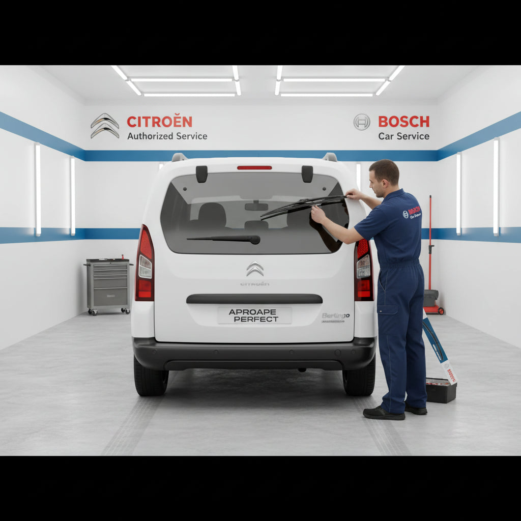 Schimbare Ștergător Lunetă Bosch Twin H341 la Citroen Berlingo