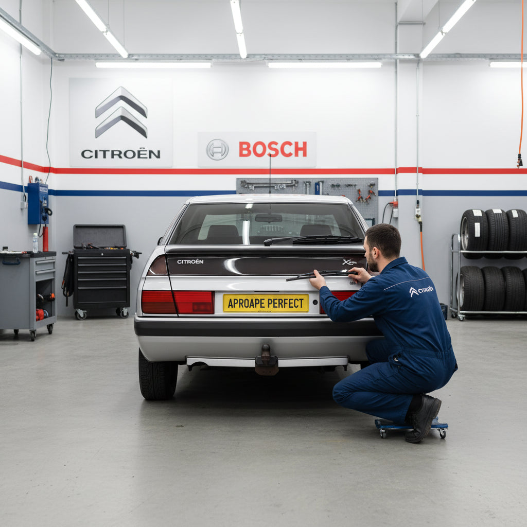 Schimbare Ștergător Lunetă Bosch Twin H341 la Citroen XM