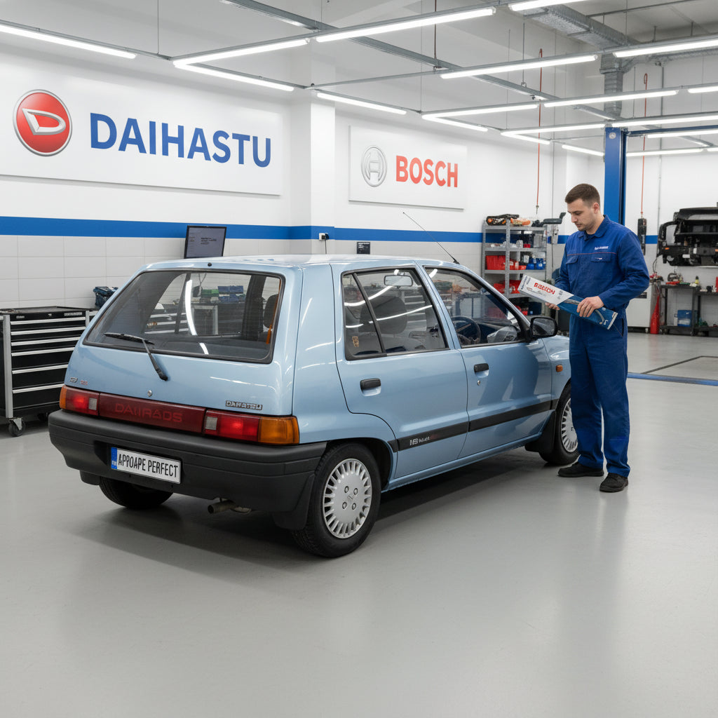 Schimbare Ștergător Lunetă Bosch Twin H341 la Daihatsu Charade III