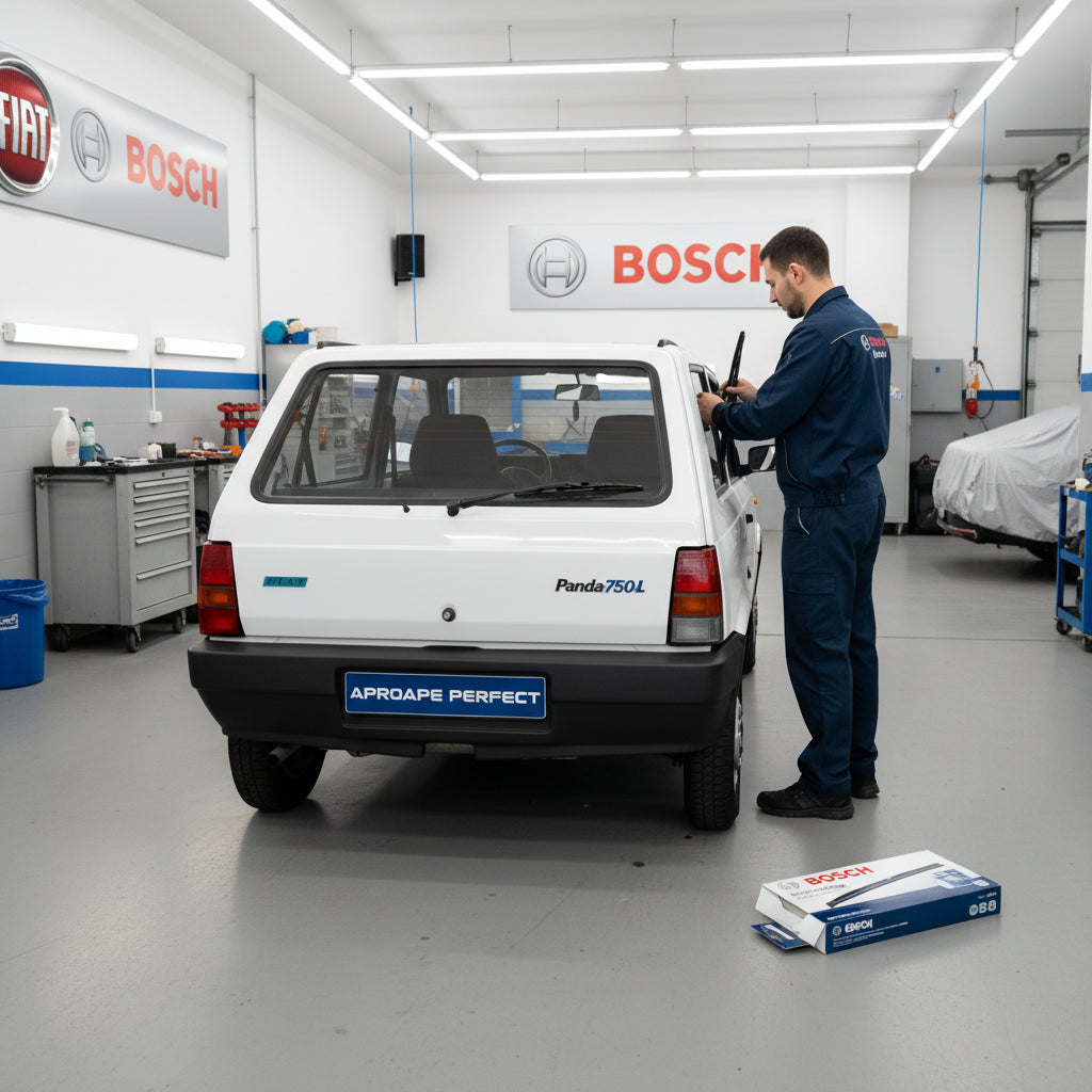 Schimbare Ștergător Lunetă Bosch Twin H341 la Fiat Panda