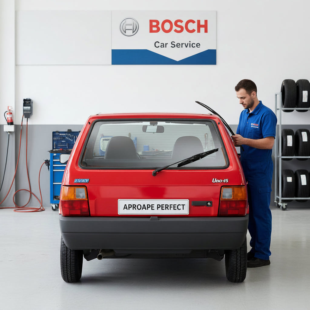 Schimbare Ștergător Lunetă Bosch Twin H341 la Fiat Uno (146, 158) Hatchback 1983–1995