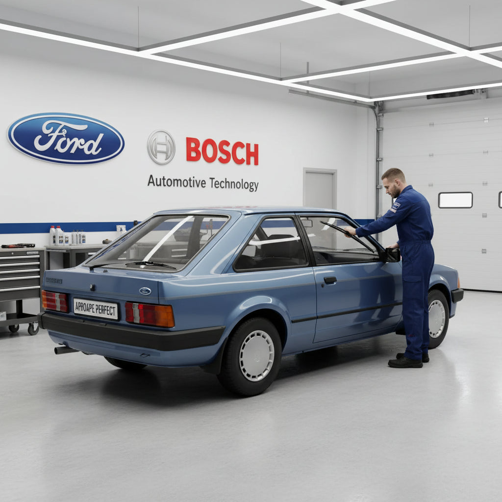 Schimbare Ștergător Lunetă Bosch Twin H341 la Ford Escort II (ATH) Hatchback 1975–1980