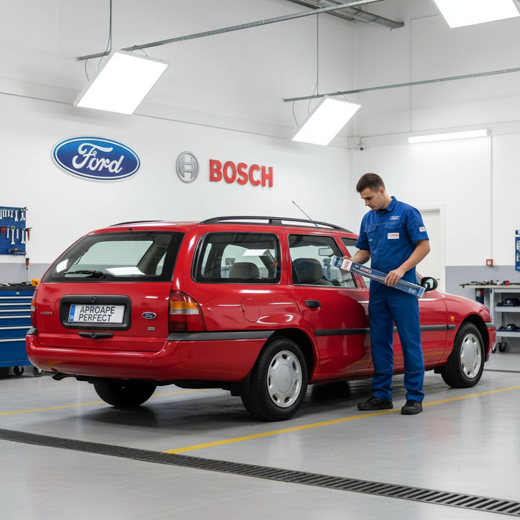 Schimbare Ștergător Lunetă Bosch Twin H341 la Ford Mondeo I Turnier (BNP) Break 1993–1996