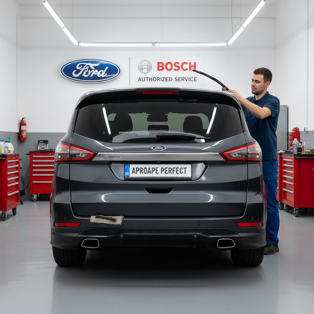 Schimbare Ștergător Lunetă Bosch Twin H341 la Ford S-MAX Van (WA6) MPV 2006–2015