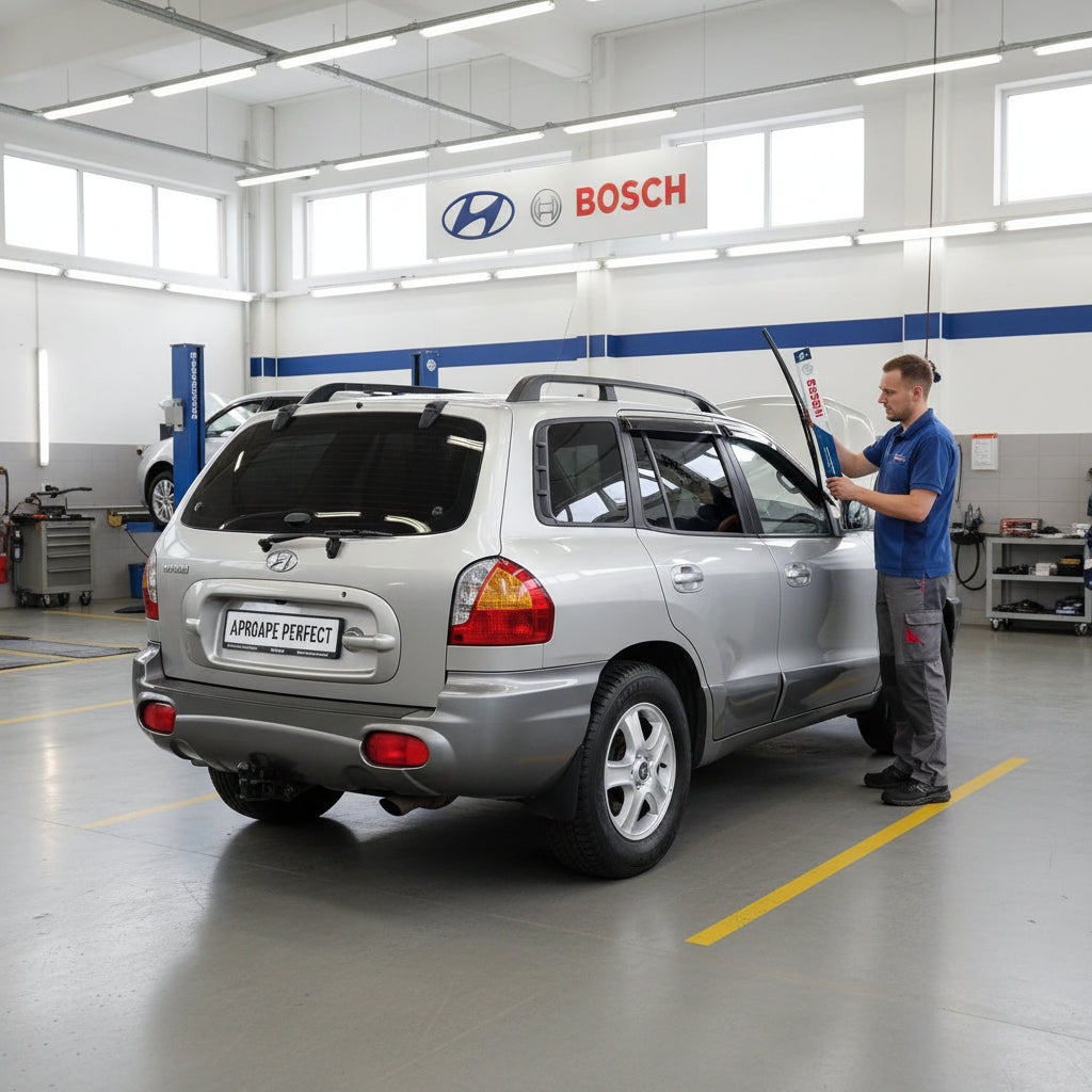 Schimbare Ștergător Lunetă Bosch Twin H341 la Hyundai Santa Fé I (SM) SUV 2000–2006
