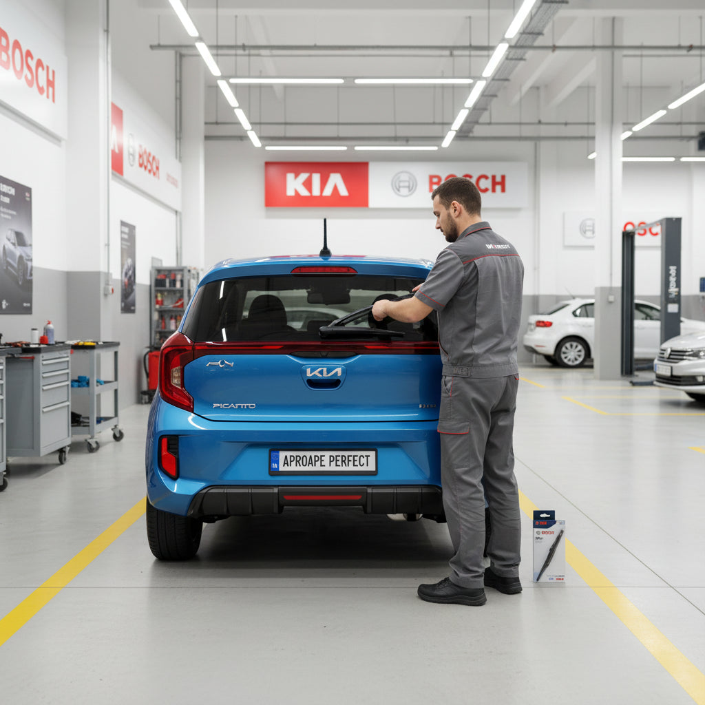 Schimbare Ștergător Lunetă Bosch Twin H341 la Kia Picanto III (JA) Hatchback 2017–2024