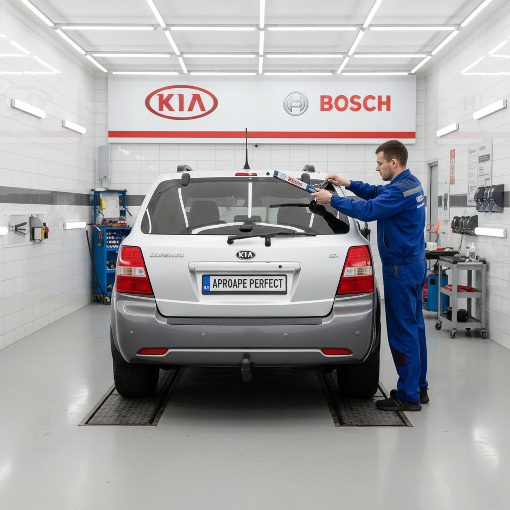Schimbare Ștergător Lunetă Bosch Twin H341 la Kia Sorento I (JC) SUV 2002–2009