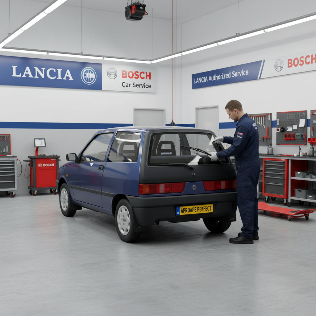 Schimbare Ștergător Lunetă Bosch Twin H341 la Lancia Y10 (156) Hatchback 1985–1995