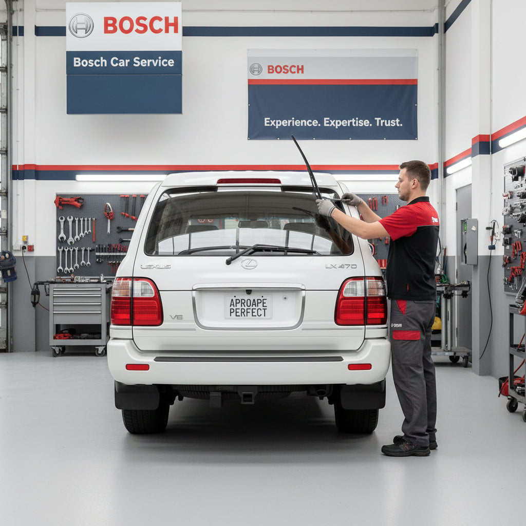 Schimbare Ștergător Lunetă Bosch Twin H341 la Lexus LX (UZJ100) SUV 1998–2007