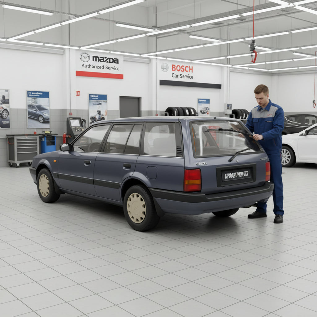 Schimbare Ștergător Lunetă Bosch Twin H341 la Mazda 323 III Station Wagon (BW) Break 1986–1995