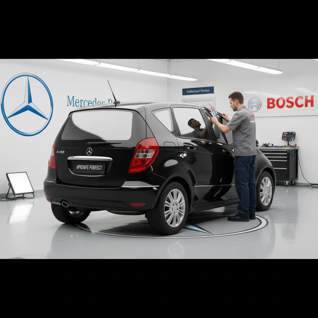 Schimbare Ștergător Lunetă Bosch Twin H341 la Mercedes-Benz A-Class (W168) Hatchback 1997–2004