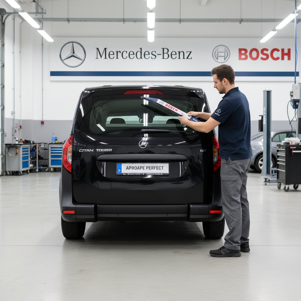 Schimbare Ștergător Lunetă Bosch Twin H341 la Mercedes-Benz Citan MPV (W415) 2012–2021