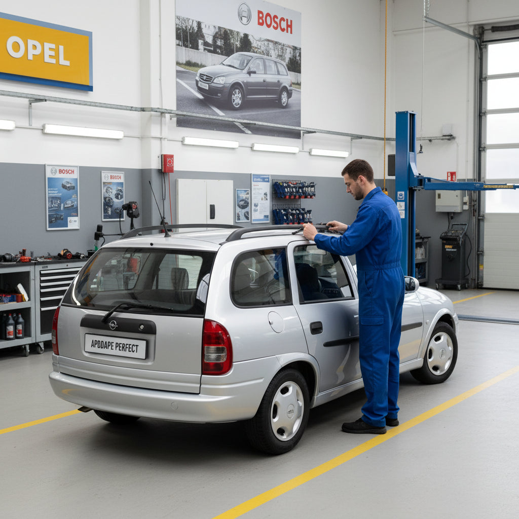 Schimbare Ștergător Lunetă Bosch Twin H341 la Opel Corsa B Estate (S93) Break 1997–2002