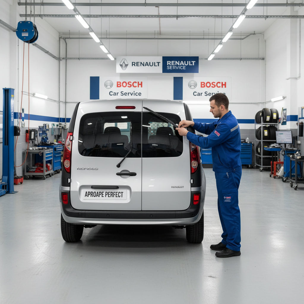 Schimbare Ștergător Lunetă Bosch Twin H341 la Renault Kangoo Express (FW0/1) 2008–2021