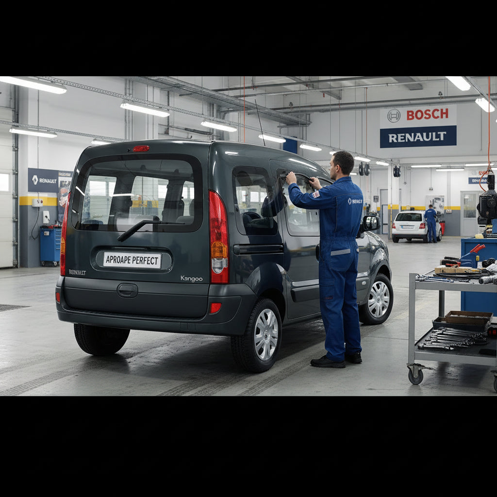 Schimbare Ștergător Lunetă Bosch Twin H341 la Renault Kangoo (KC0/1) 1997–2008