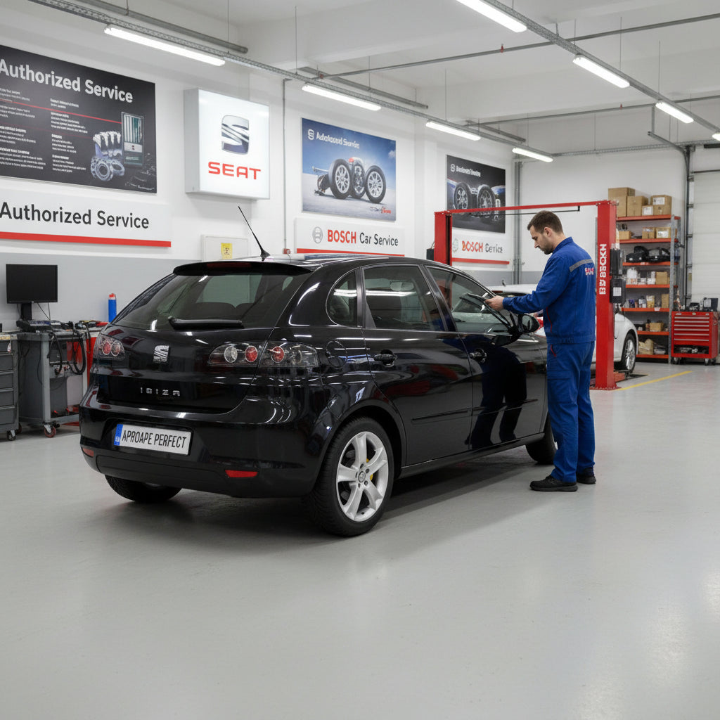 Schimbare Ștergător Lunetă Bosch Twin H341 la Seat Ibiza III (6L1) Hatchback 2002–2009