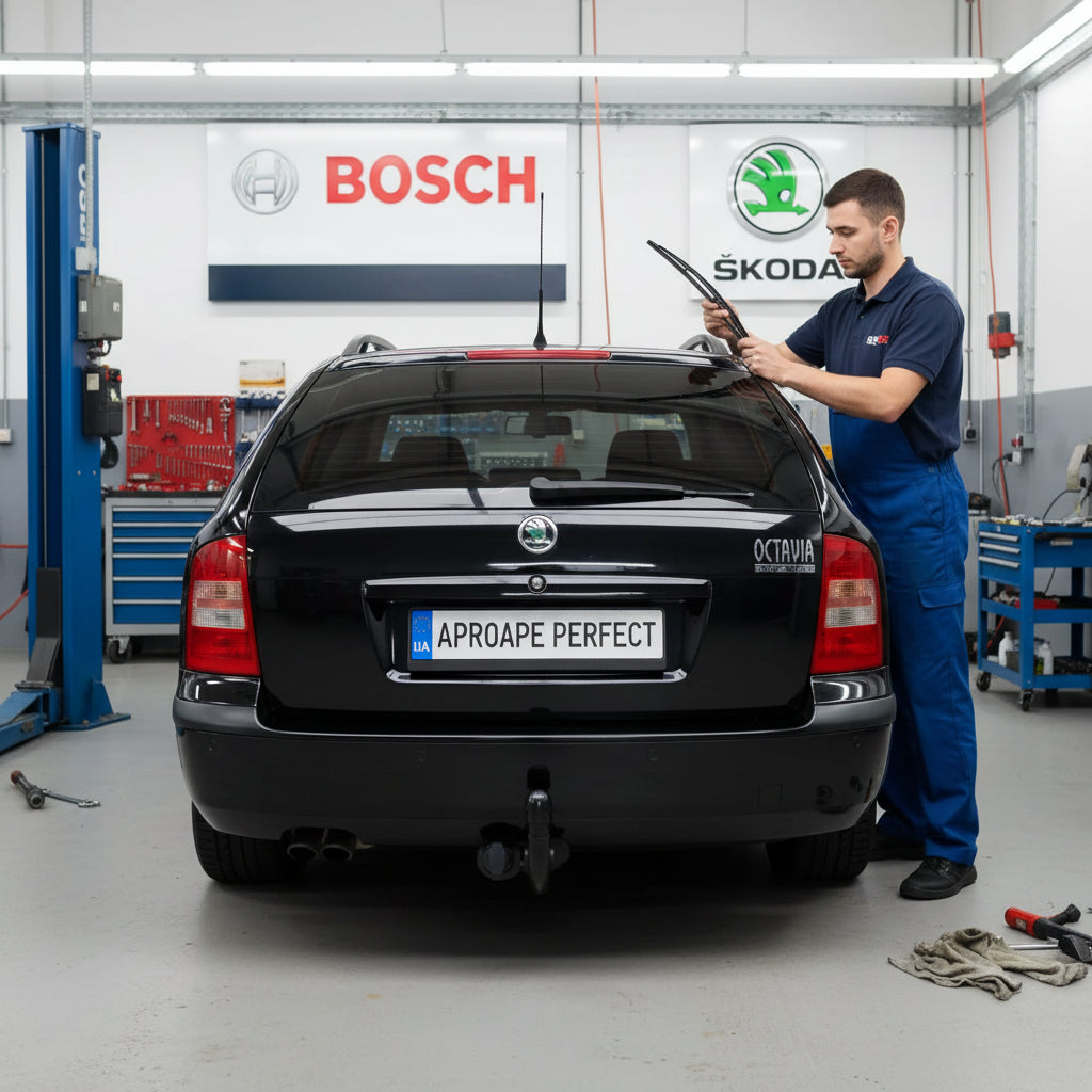 Schimbare Ștergător Lunetă Bosch Twin H341 la Skoda Octavia I Combi (1U5) Break 1998–2003