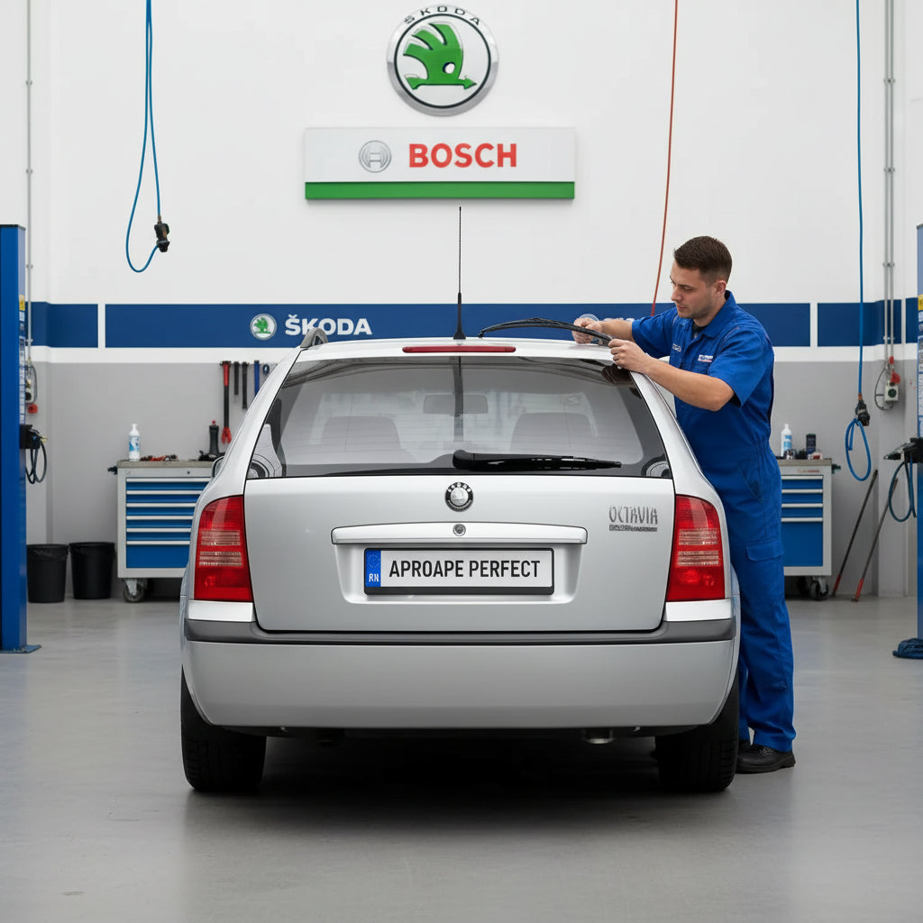 Schimbare Ștergător Lunetă Bosch Twin H341 la Skoda Octavia I Estate Van (1U5) 1998–2003