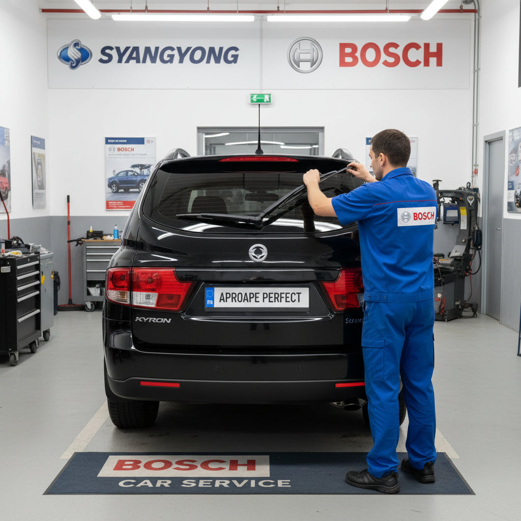 Schimbare Ștergător Lunetă Bosch Twin H341 la SsangYong Kyron SUV 2005–2014