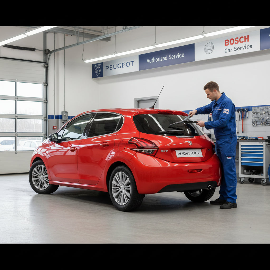 Schimbare Ștergător Lunetă Bosch Rear H840 la Peugeot 208 [A9] 2012+