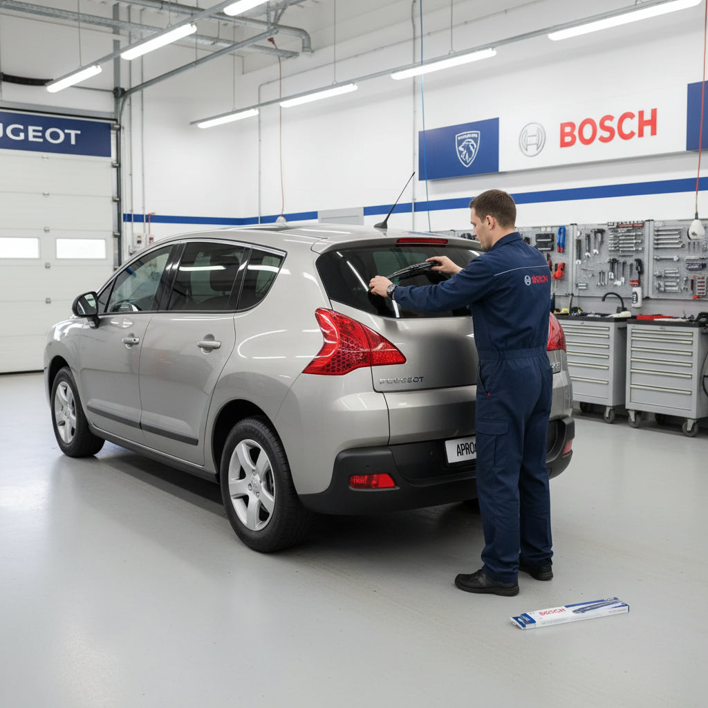 Schimbare Ștergător Lunetă Bosch Rear H840 la Peugeot 3008 [T84] 2009+
