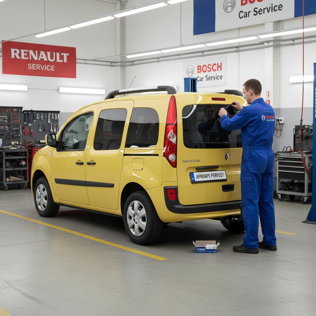 Schimbare Ștergător Lunetă Bosch Rear H840 la Renault Kangoo II [FW] 2008+