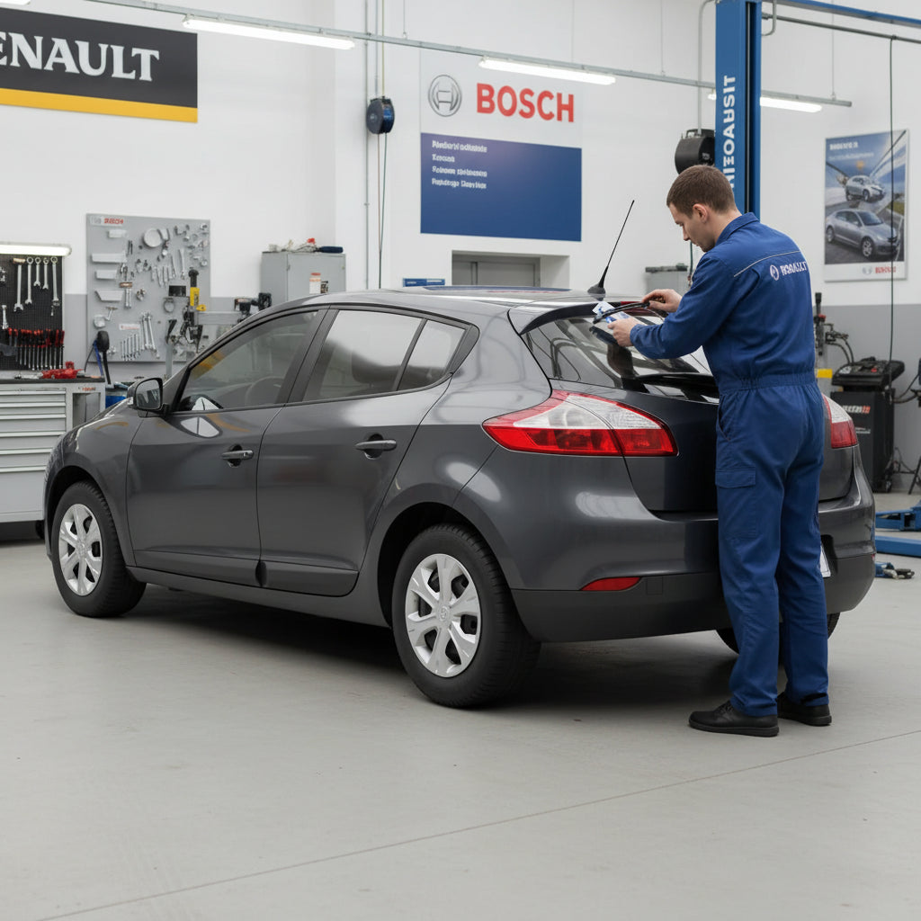 Schimbare Ștergător Lunetă Bosch Rear H840 la Renault Megane III [BZ] 2008+