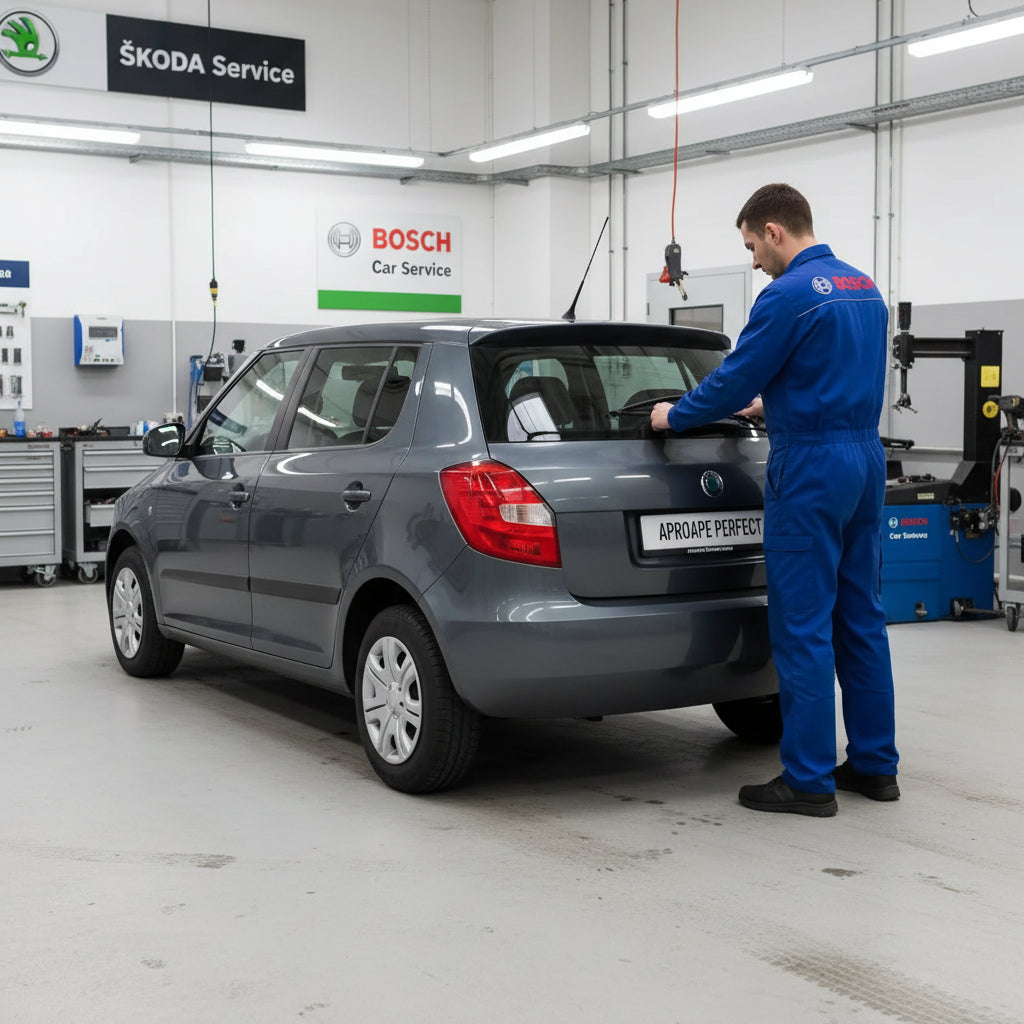 Schimbare Ștergător Lunetă Bosch Rear H840 la Skoda Fabia II [5J] 2006+