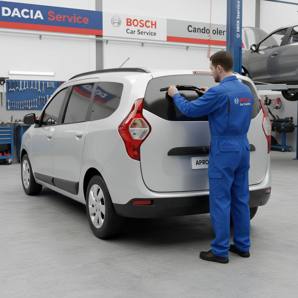 Schimbare Ștergător Lunetă Bosch Rear H840 la Dacia Lodgy 2012+