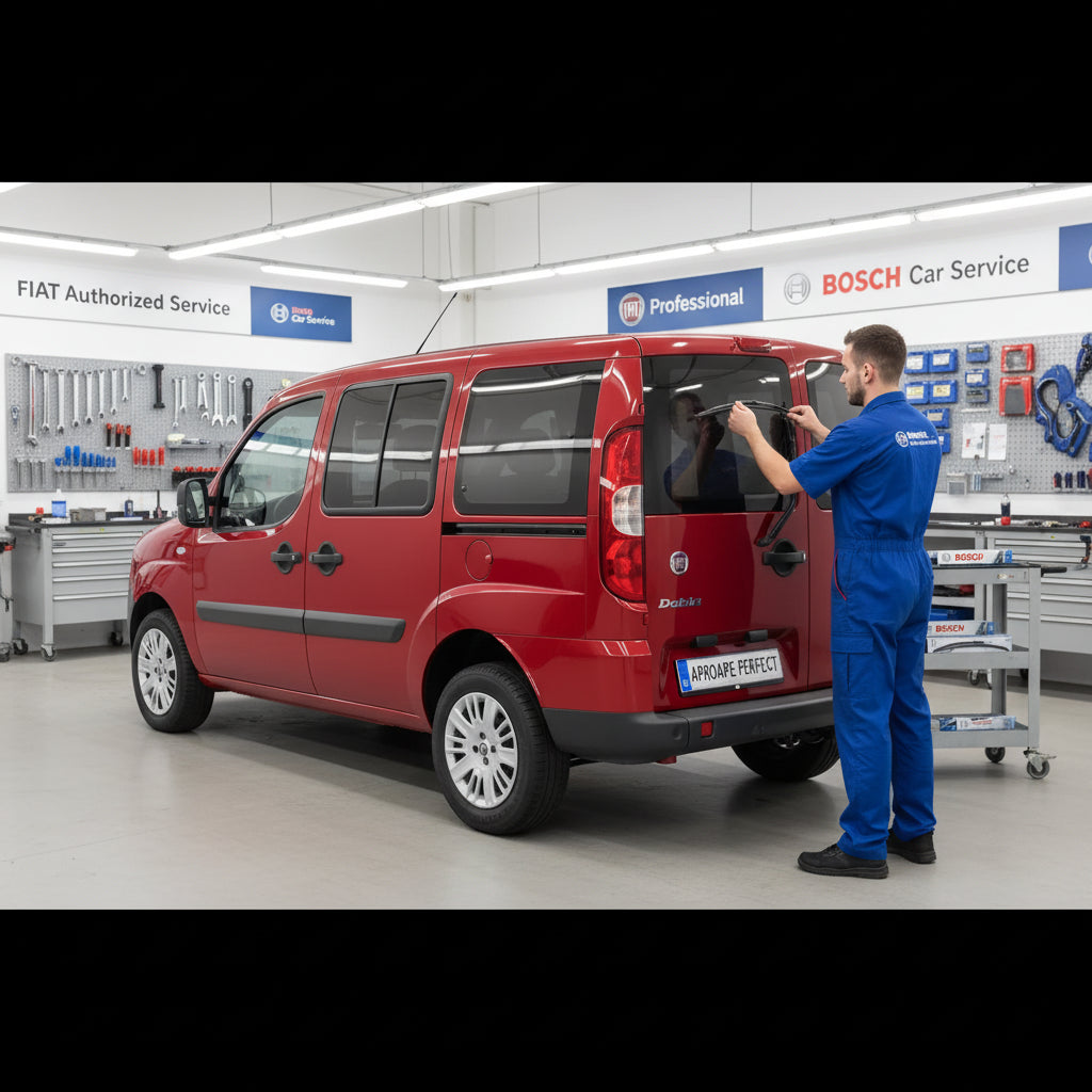 Schimbare Ștergător Lunetă Bosch Rear H840 la Fiat Doblo II [263] 2010+