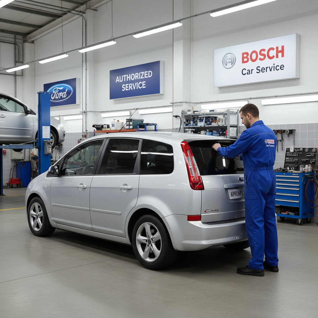 Schimbare Ștergător Lunetă Bosch Rear H840 la Ford C-Max II [DXA] 2010+