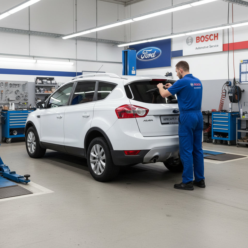 Schimbare Ștergător Lunetă Bosch Rear H840 la Ford Kuga II [DM2] 2013+
