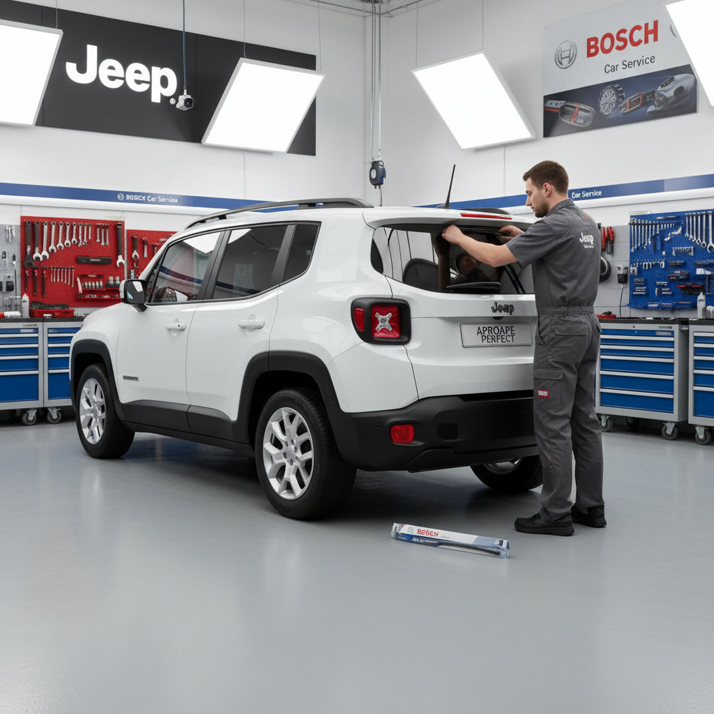 Schimbare Ștergător Lunetă Bosch Rear H840 la Jeep Renegade [BU] 2014+
